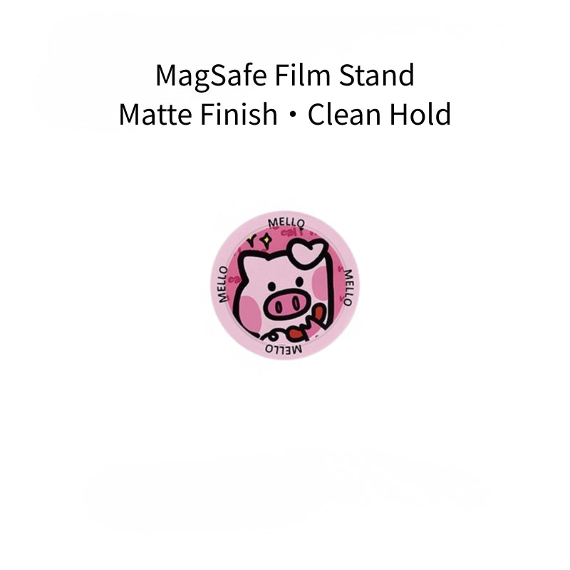 "Call Me" Pink Piggy MagSafe iPhone Case – Matte Finish