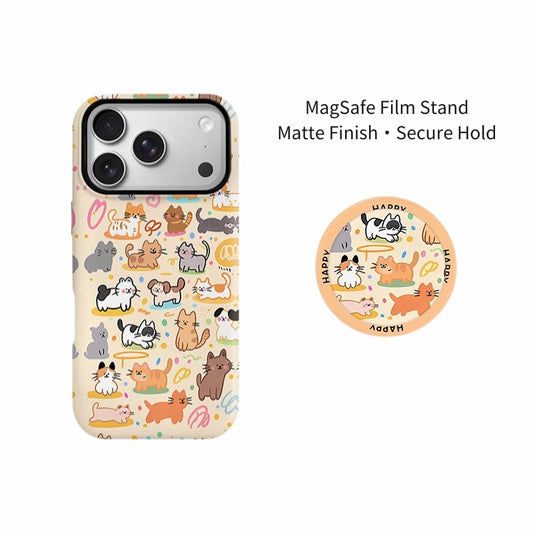 Cat & Dog Gathering MagSafe iPhone Case