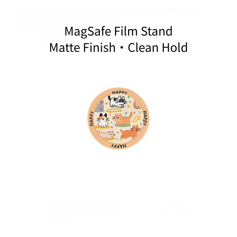 Cat & Dog Gathering MagSafe iPhone Case – Matte Finish