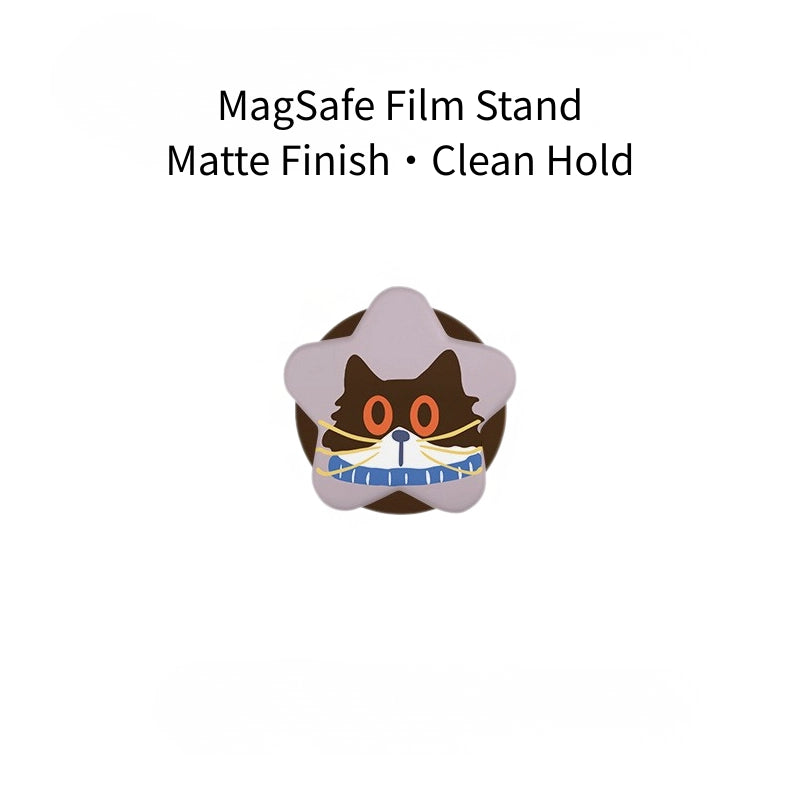 "Cat Planet" Checkered Case for iPhone 13-17 PM | MagSafe 2-in-1 Film | Glossy/Matte