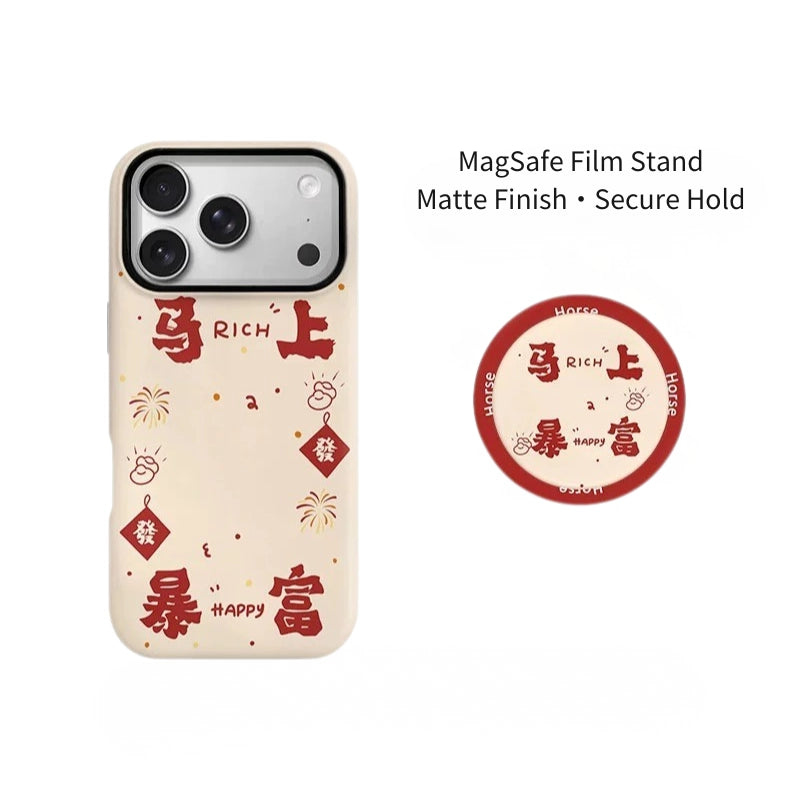 "Instant Wealth" Lucky Charm MagSafe iPhone Case