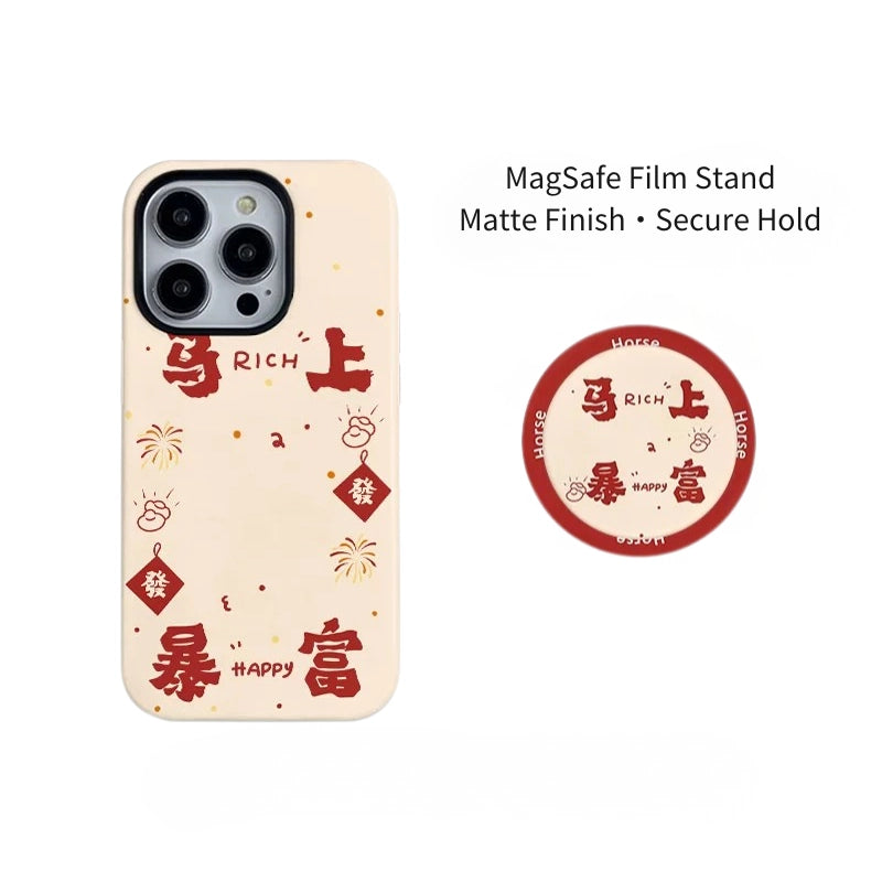 "Instant Wealth" Lucky Charm MagSafe iPhone Case