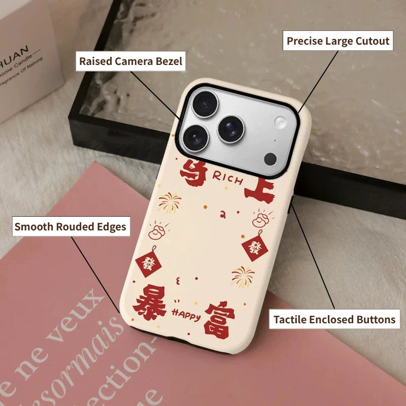 "Instant Wealth" Lucky Charm MagSafe iPhone Case