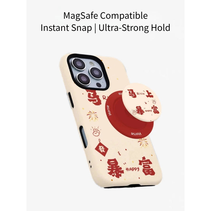 "Instant Wealth" Lucky Charm MagSafe iPhone Case