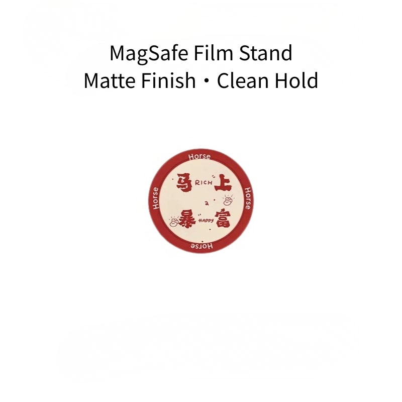 "Instant Wealth" Lucky Charm MagSafe iPhone Case – Matte Finish