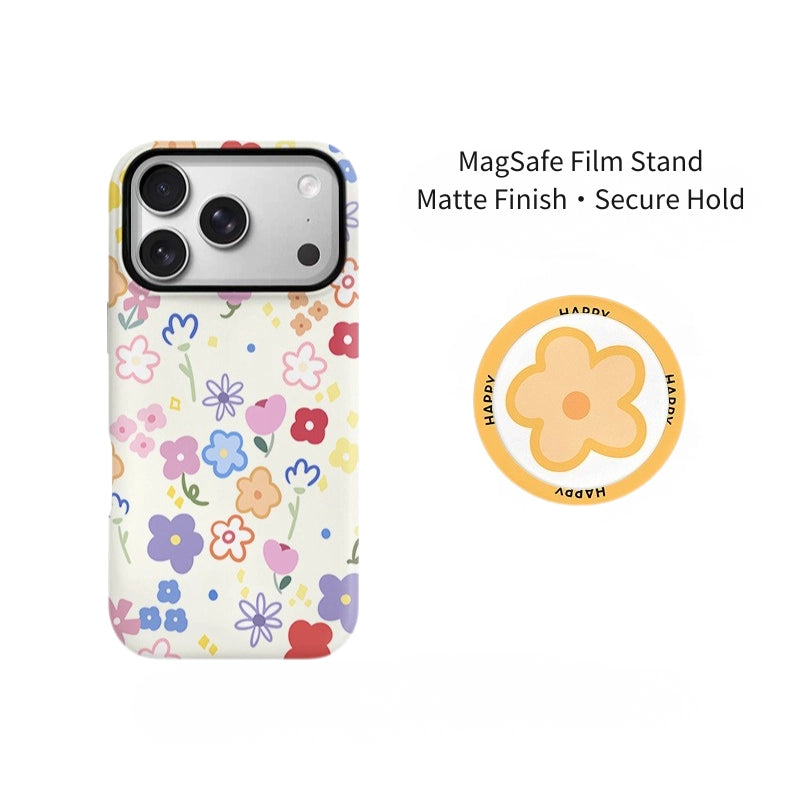 Joyful Floral Garden MagSafe iPhone Case