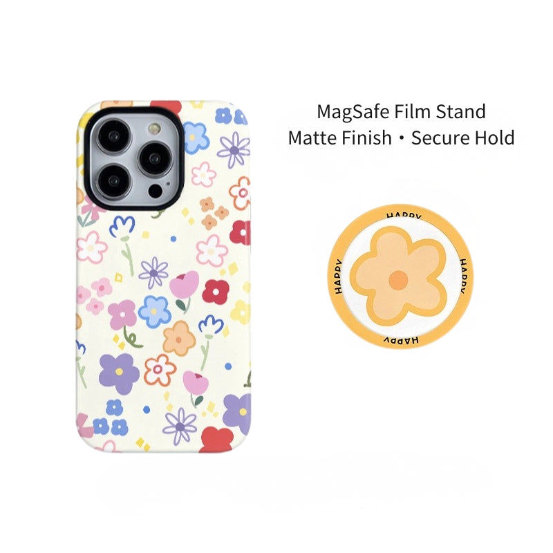 Joyful Floral Garden MagSafe iPhone Case
