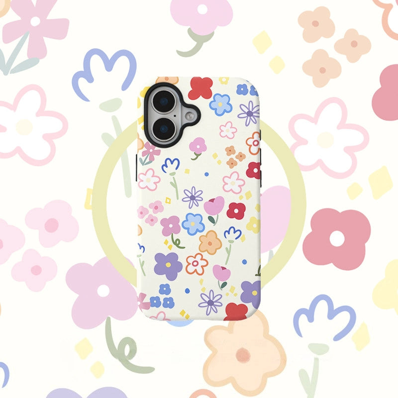 Joyful Floral Garden MagSafe iPhone Case