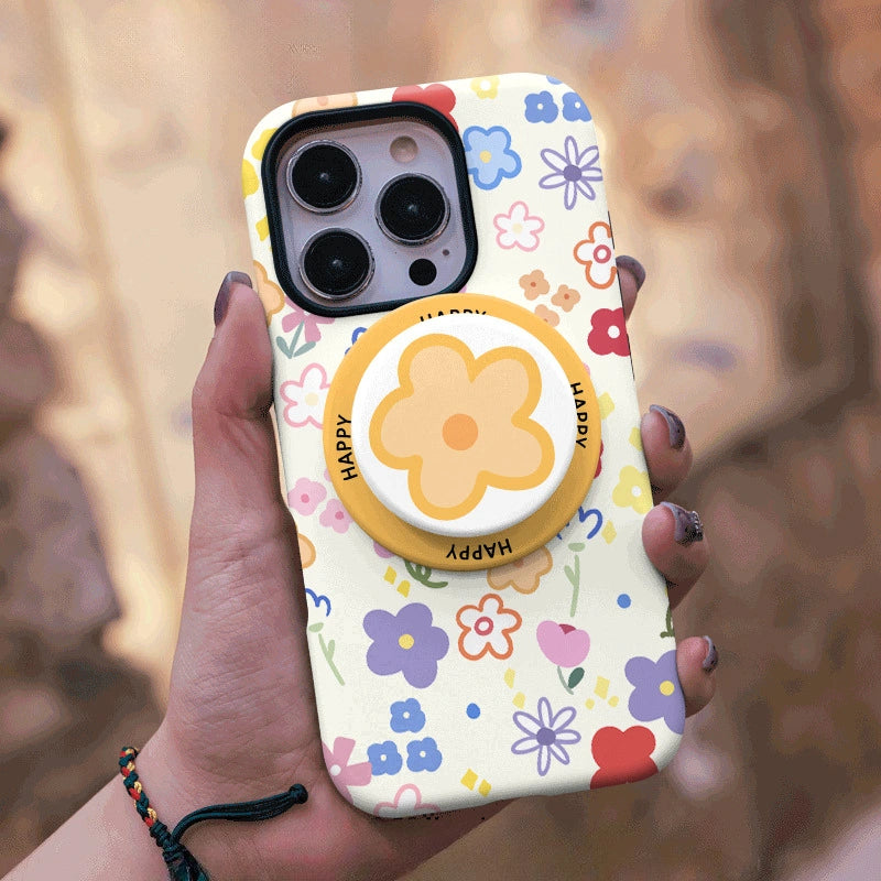 Joyful Floral Garden MagSafe iPhone Case
