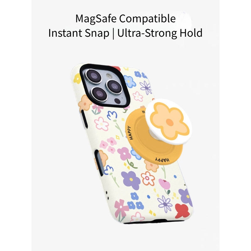 Joyful Floral Garden MagSafe iPhone Case