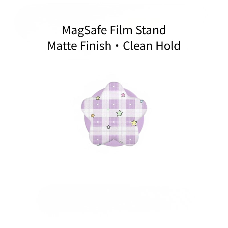 MagSafe Film Stand with matte finish and secure hold on a white background