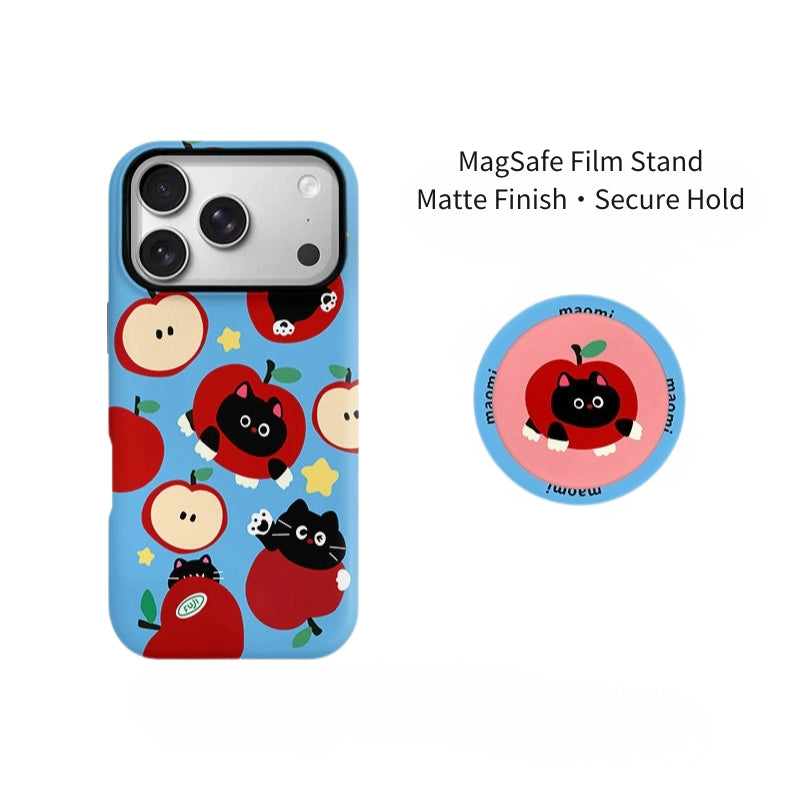 "Maomi" Apple Cat Art MagSafe iPhone Case