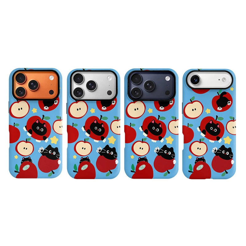 "Maomi" Apple Cat Art MagSafe iPhone Case
