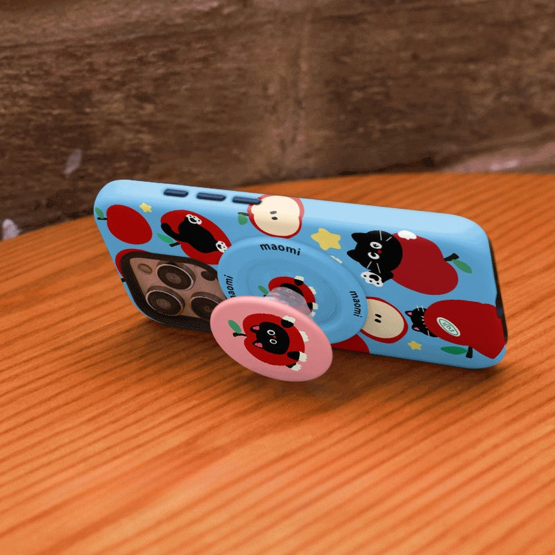 "Maomi" Apple Cat Art MagSafe iPhone Case