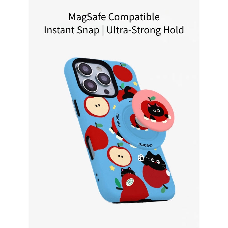 "Maomi" Apple Cat Art MagSafe iPhone Case