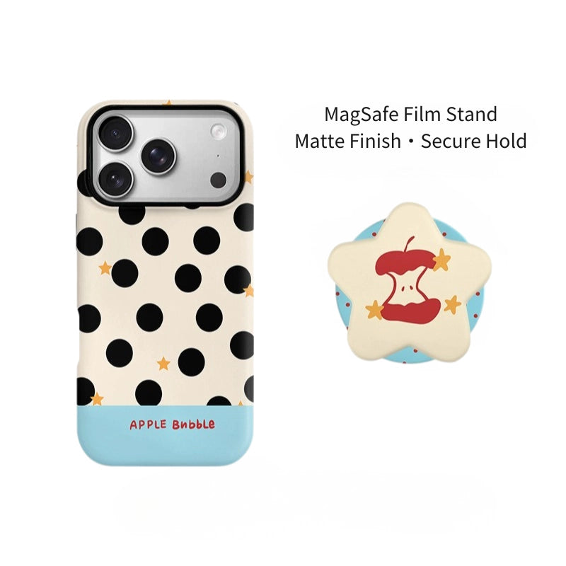 Polka Dot Apple Bubble MagSafe iPhone Case