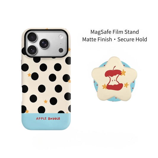 Polka Dot Apple Bubble MagSafe iPhone Case