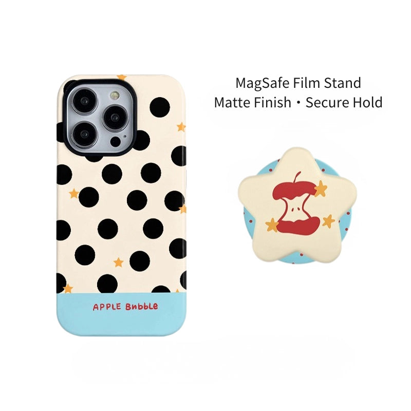 Polka Dot Apple Bubble MagSafe iPhone Case