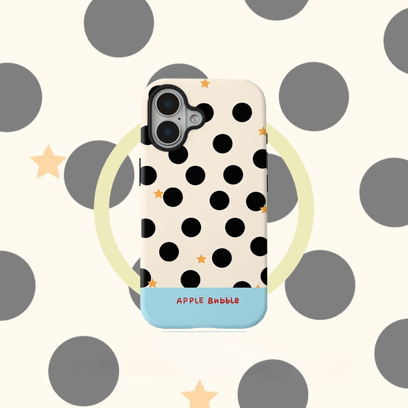 Polka Dot Apple Bubble MagSafe iPhone Case