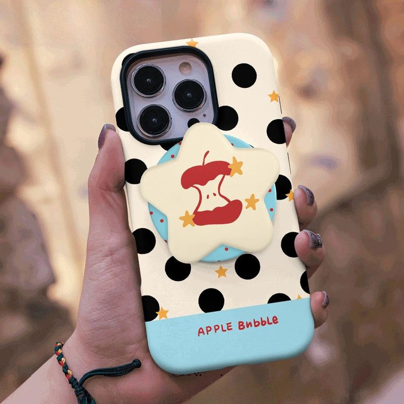 Polka Dot Apple Bubble MagSafe iPhone Case