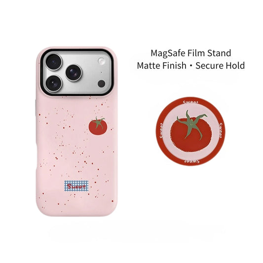 Sweet Tomato Illustration MagSafe iPhone Case