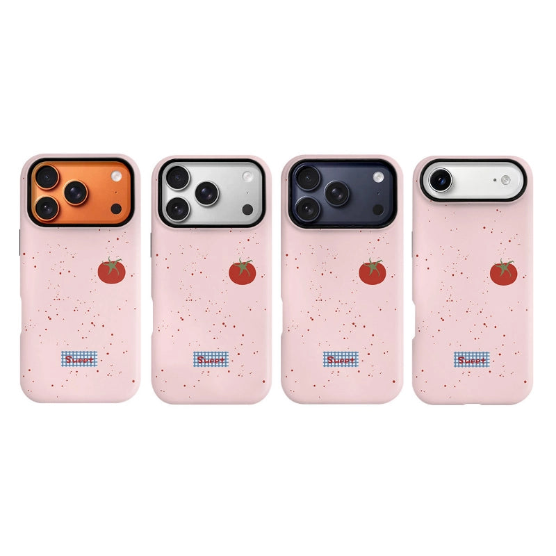 Sweet Tomato Illustration MagSafe iPhone Case