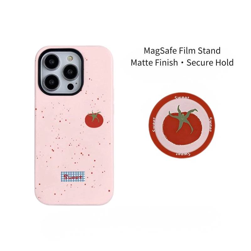 Sweet Tomato Illustration MagSafe iPhone Case