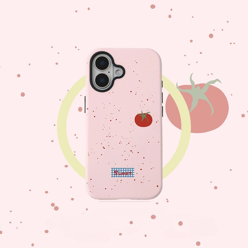 Sweet Tomato Illustration MagSafe iPhone Case