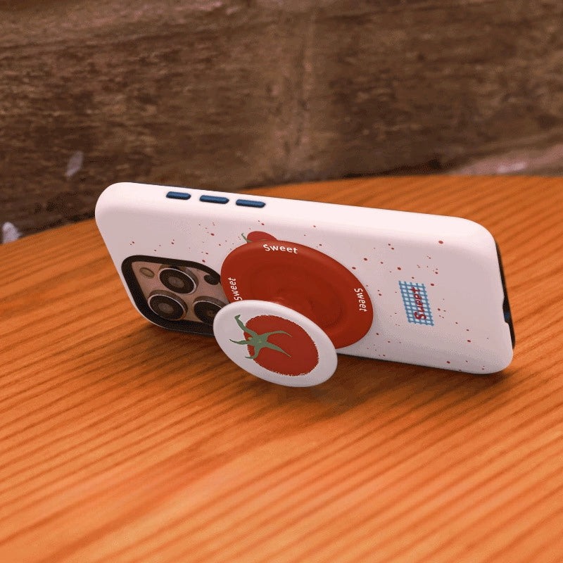 Sweet Tomato Illustration MagSafe iPhone Case