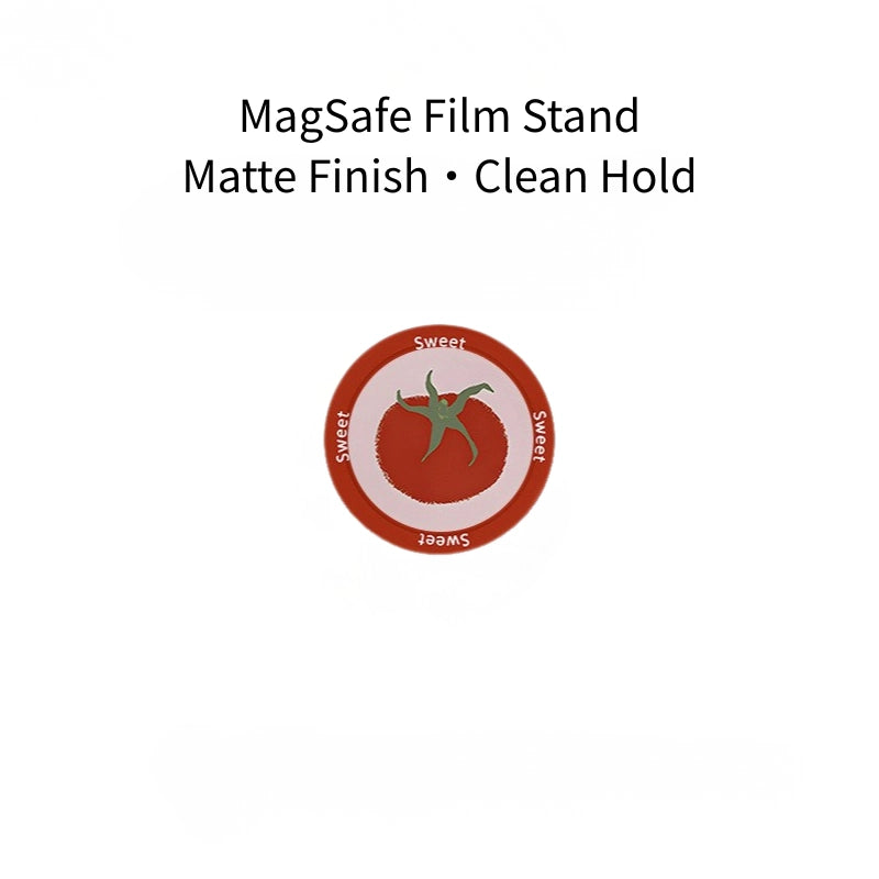 Sweet Tomato Illustration MagSafe iPhone Case – Matte Finish