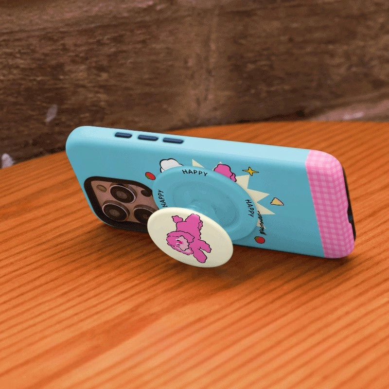 Vinthie Kelvin Pink Puppy MagSafe iPhone Case