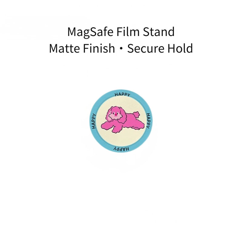Vinthie Kelvin Pink Puppy MagSafe iPhone Case – Matte Finish