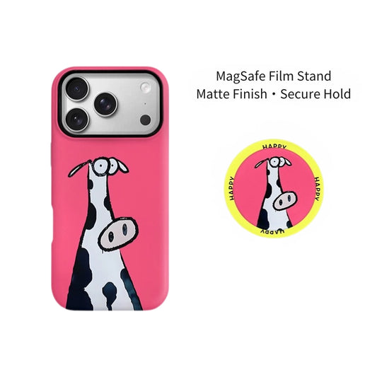 Whimsical Cow Illustration MagSafe iPhone Case